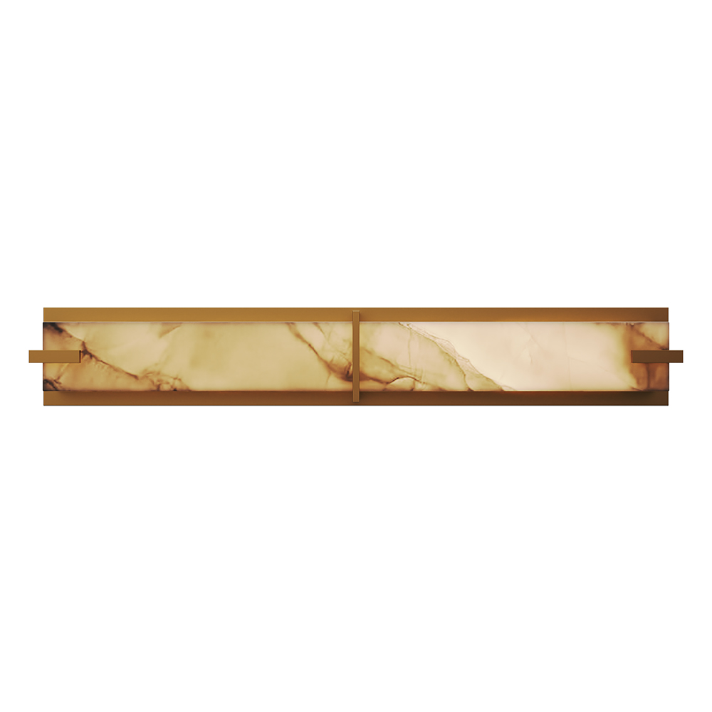 30&quot Luxury Alabaster LED Vanity Wall Lights with Authentic Spanish Alabaster