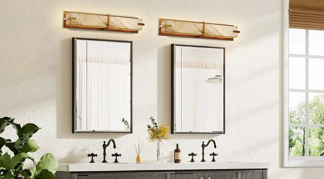 Sysneytek Spanish Alabaster Vanity Light Series